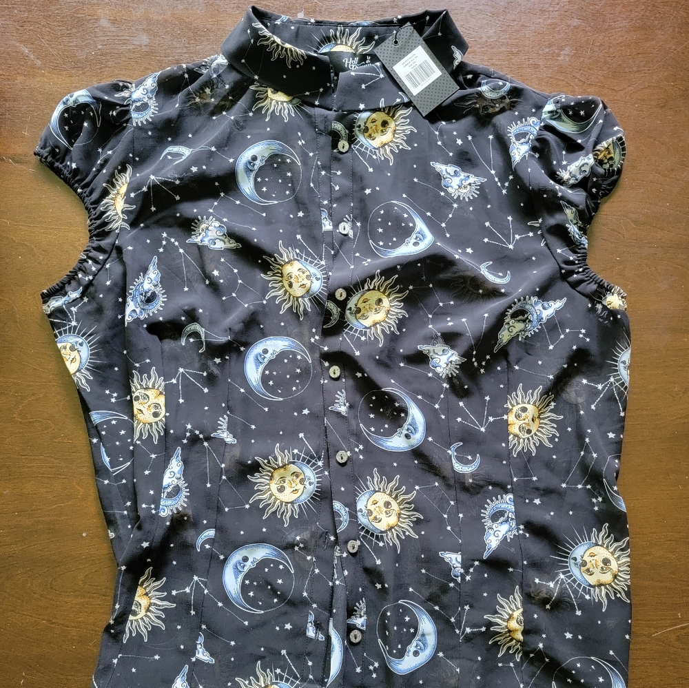 Hell Bunny Solaris Blouse